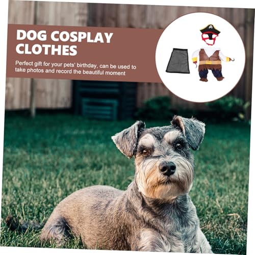 Disfraz Pirata para Perros XL Cómodo y Ligero miniatura 3