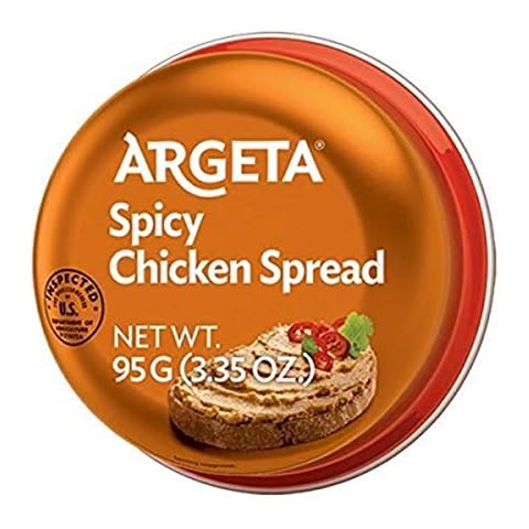 Argeta Pate Spread, Spicy Chicken, 95 Gram (Pack of 48) Cover