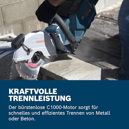 Bosch Professional 18V System Akku-Trennsäge GCS 18V-230 (inkl. 1x Schlauchanschluss)