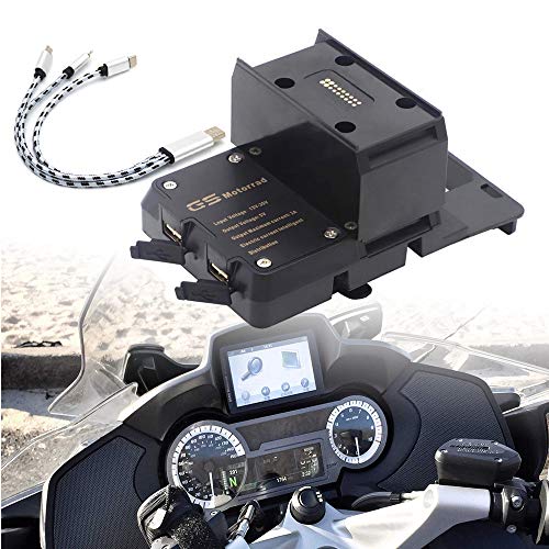 WWB Adequado para BMW Motocicleta R1200RT R1200 RT 2014-2019 Suporte de Navegação USB Motocicleta As