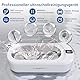 Kunphy Ultraschallreinigungsgerät, 48000Hz Brillenreinigungsgerät, ultraschallreiniger 350ml mit digitalem Timer, Ultrasonic cleaner für brille, schmuck, zahnschiene, Münzen