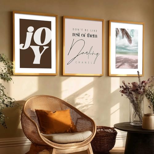 Image of HOTHOUSE Painting Modern Wall Art Home Decoration Paintings With Frame For Living Room Bed Room Hotel Wall Decor Digital Reprint Set of 3 (10X13 inch)
