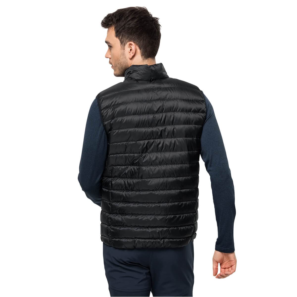 Jack Wolfskin Kamizelka męska, czarna, XL (DE)