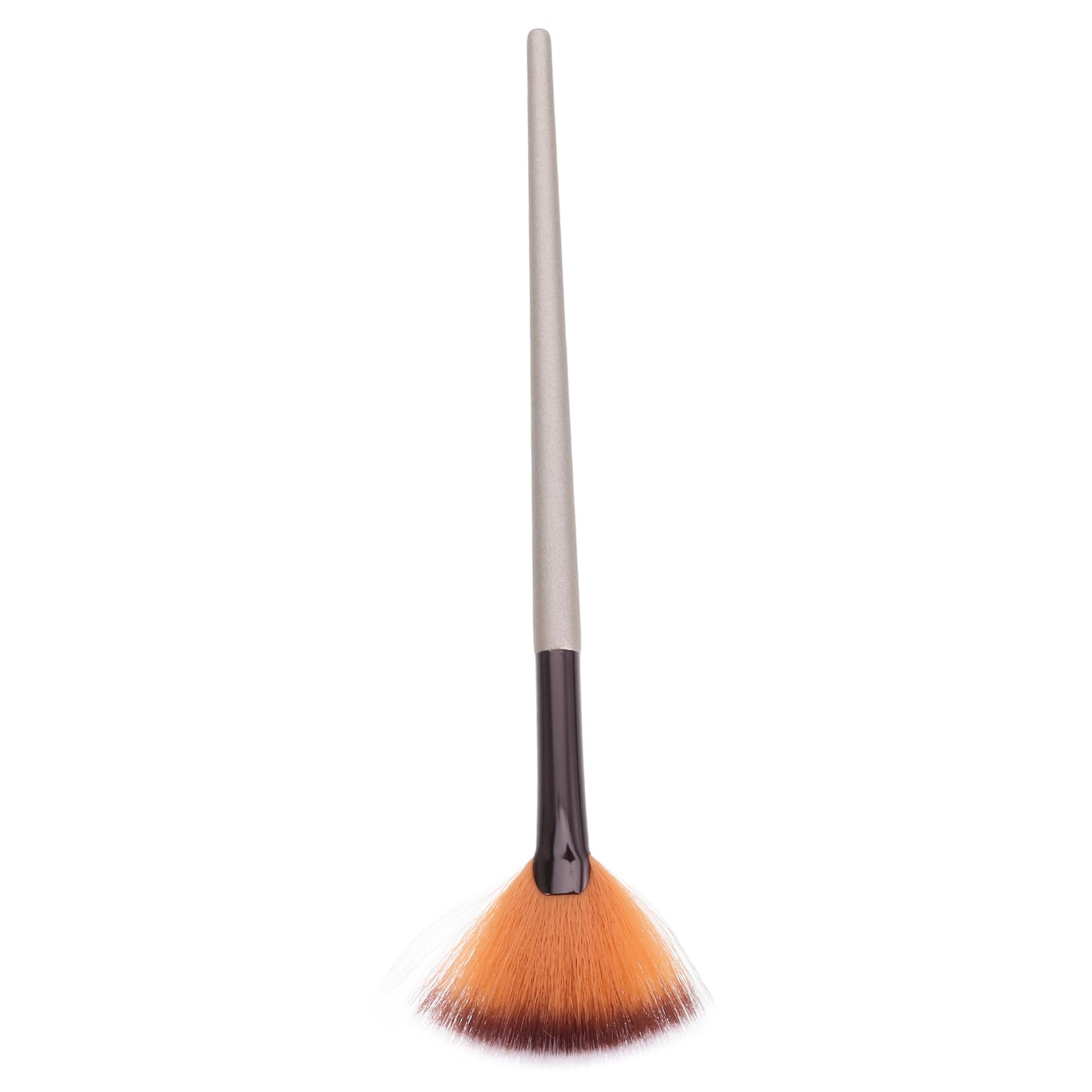 SOESFOUFU Wooden Handle Makeup Brush Fan Shape Synthetic Cosmetics Powder Brush Skincare Set Professional Makeup Tool