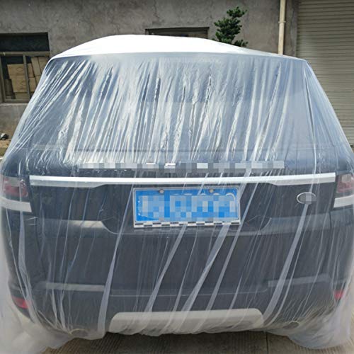 Autorocking Pe Full Car Cover Waterproof Dustproof Scratch-Proof Windproof Disposable Car Covers Garage Cover Universal Fit For Hatchback Sedan Off-Road Suv #TOP6