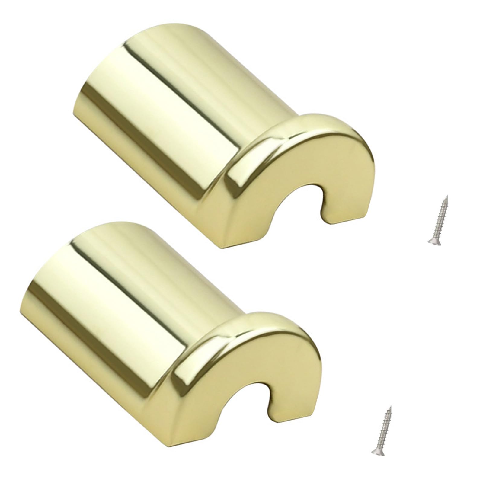 LUCKGONI Pack of 2 Nordic Curved Wall Hooks Elegant for Bathroom Kitchen Hallway Decoration Strong Load Capacity Zincs Alloy Hang