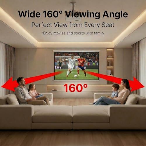 Écran de projection extérieur double face 4K et format 16:9
