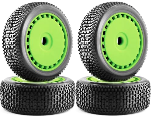 Pneus 1/8 RC tout-terrain pour éviter le patinage des buggies sur terre battue