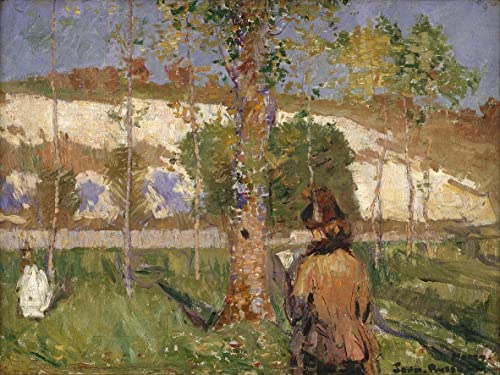 Affiche toile Madame sur les bords du Loing Alfred Sisley 60x90cm