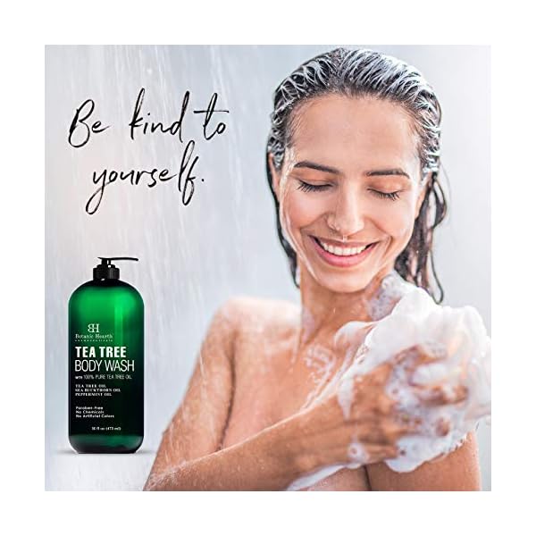 BOTANIC-HEARTH-Tea-Tree-Body-Wash-Helps-with-Nails-Athletes-Foot-Ringworms-Jock-Itch-Acne-Eczema-Body-Odor-Soothes-Itching-Promotes-Healthy-Skin-and-Feet-Naturally-Scented-16-fl-oz Botanic Hearth Tea Tree Body Wash, Helps with Nails, Athletes Foot, Ringworms, Jock Itch, Acne, Eczema & Odor, Soothes Itching Promotes Healthy Skin and Feet, Naturally Scented, 16 fl oz