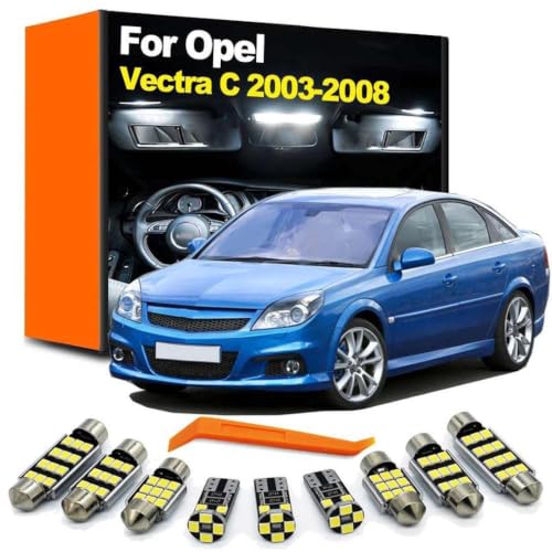 Luces LED de interior para Opel Vauxhall Vectra C 2003-2009 y accesorios de iluminación