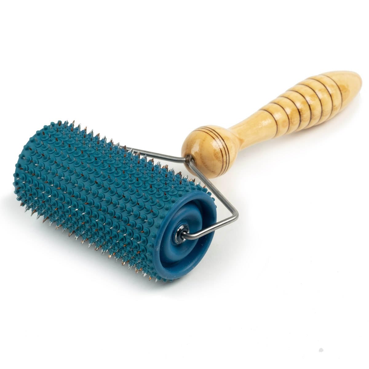Dr. Lyapko Massage Roller Large Width / Diameter 110/61 mm Number of Needles: 570 Large Roller M 3.5 AG Massage Roller for the Whole Body Relieves Muscle Tension Promotes Relaxation (Light Blue)