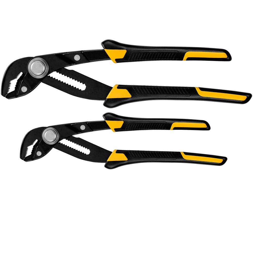 DEWALT DWHT70486 Push-Lock Plier Set 10 and 8 inch