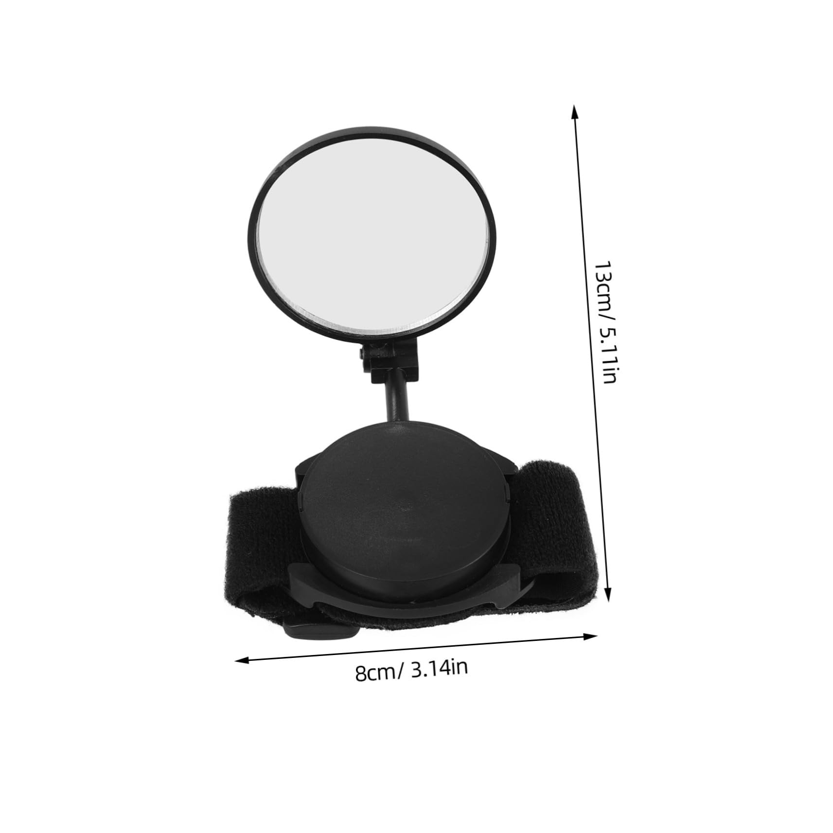 Toyvian 5 Piezas Retrovisor de Bicicleta Trasero de Compacto y Cómodo para Bicicletas