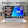 ASUS VivoBook Pc Portatile, Notebook i7 13620H, 16GB RAM DDR4, SSD 1TB, DISPLAY IPS WUXGA 16,0" FULL HD, Computer Portatile, Laptop con Tastiera Retroilluminata, Fingerprint, 16" - Garanzia 3 Anni