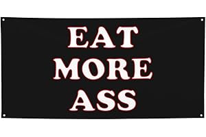 YvoneDBrownn Eat More Ass Flag