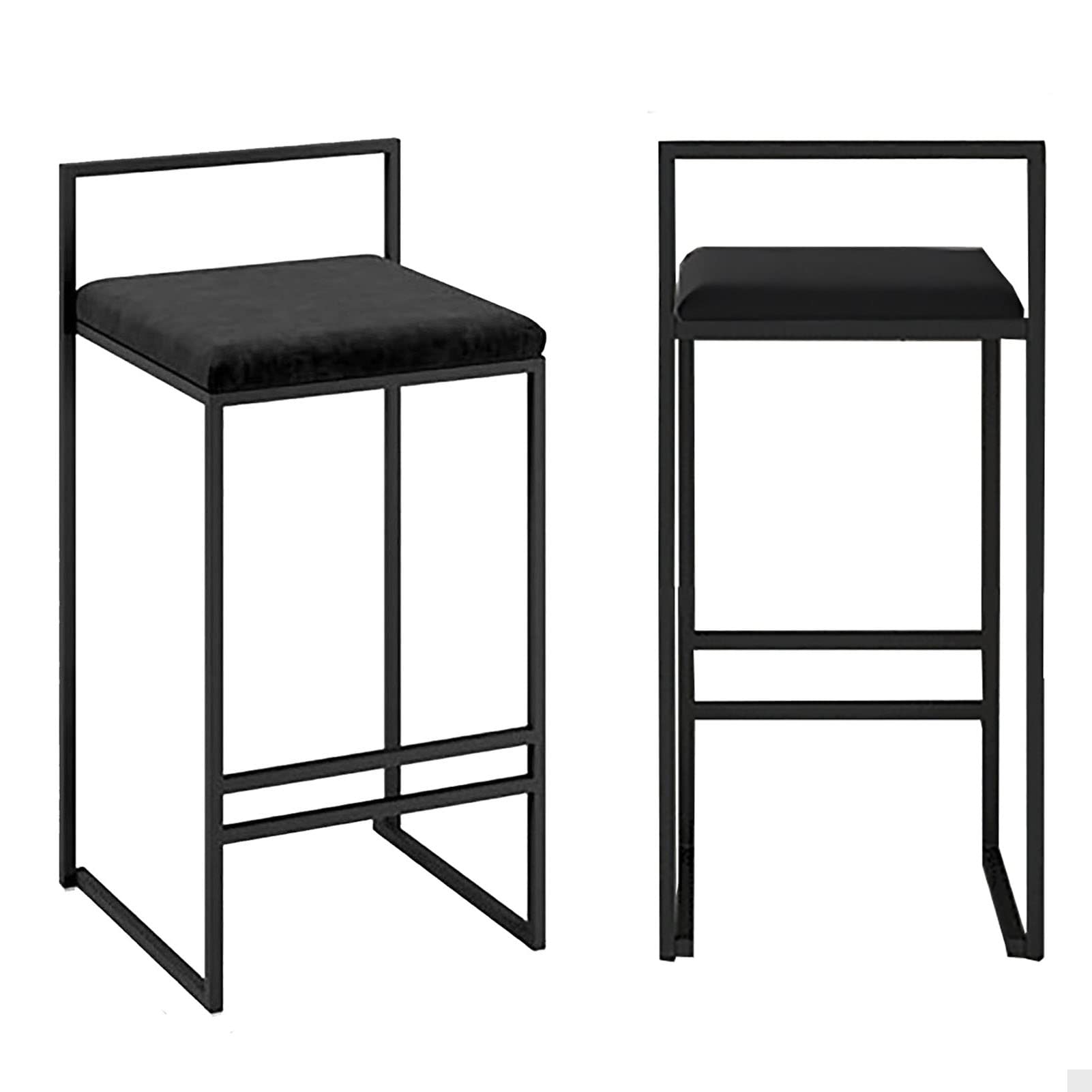 Chaise de cuisine ergonomique contre le mal de dos lot de 2 tabourets 65cm