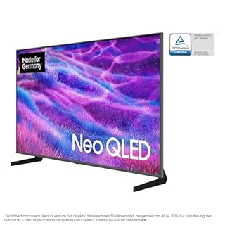 Samsung Neo QLED 4K QN80F 50 Zoll (125 cm) Mini LED, UHD Fernseher, NQ4 AI Gen2 Prozessor, Quantum Matrix Technology Core, 4K Upscaling, Dolby Atmos, Knox Security, Samsung Vision AI Smart TV (2025)