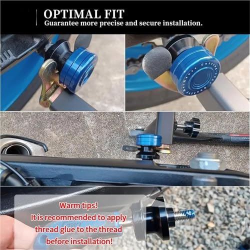 Carretes M8 Z1000 deslizadores de caballete aluminio CNC moto 4