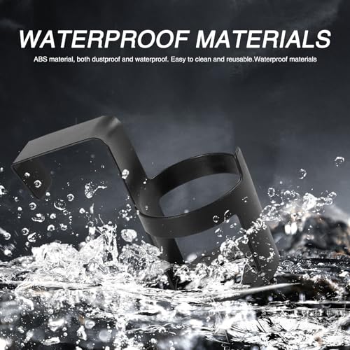 Portavasos de agua colgante para carro 2 piezas negro miniatura 3