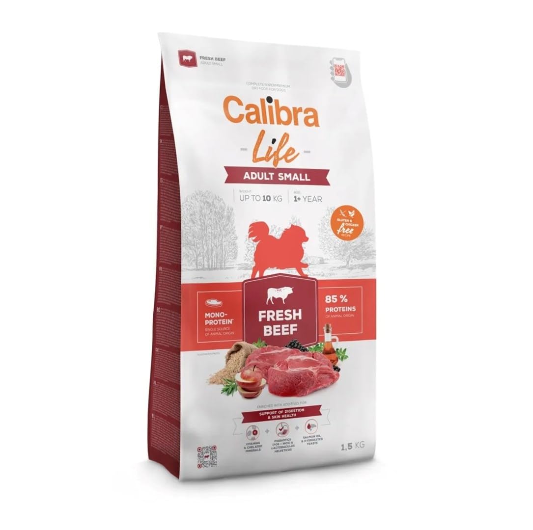 CALIBRA Dog Life Adult Small Fresh Beef 1.5kg