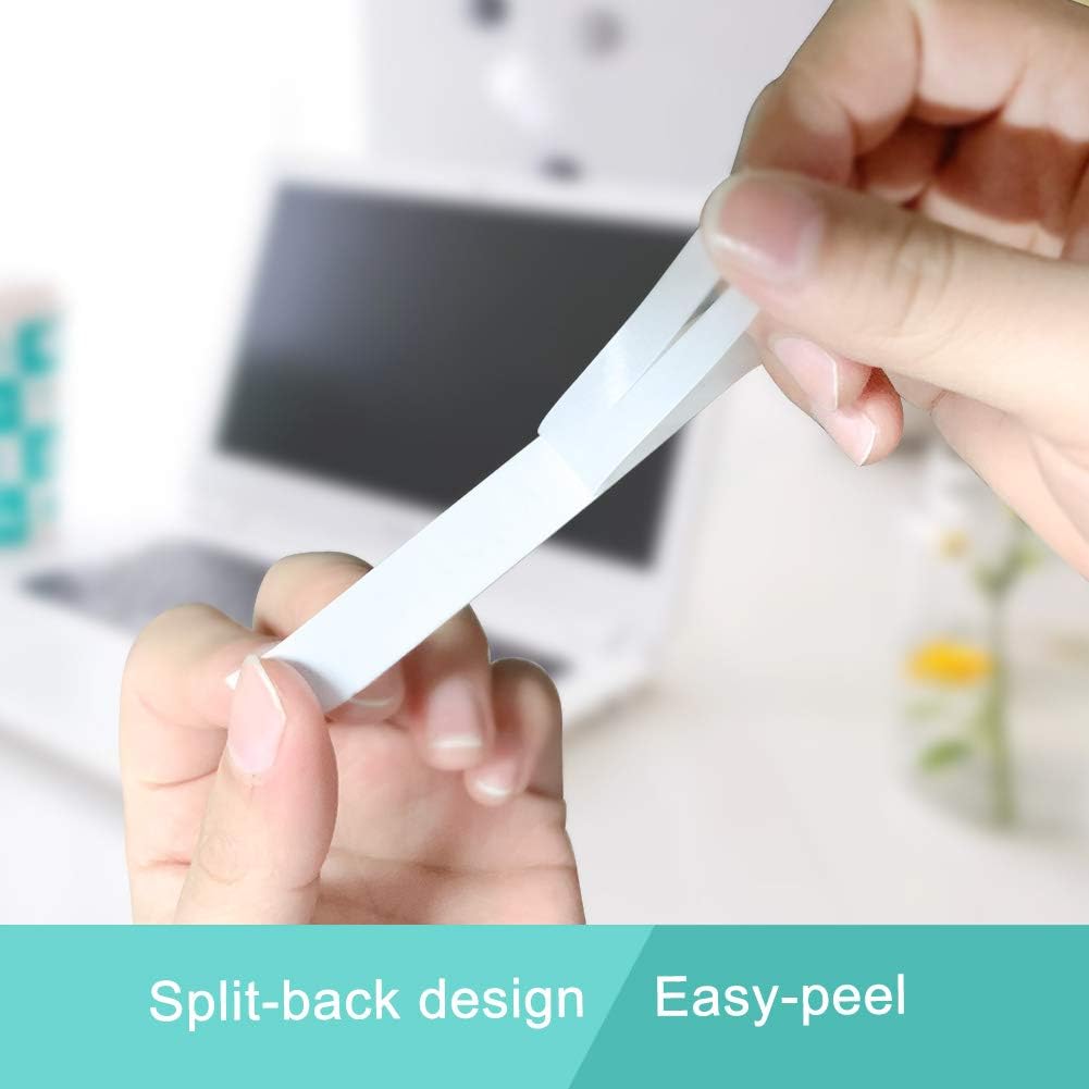 Tikagle Label Maker Tape Replacement for Dymo LetraTag Refills 91331 91332 91333 91334 91335 Labeling Tape Compatible with DYMO LT100H LT-100T QX50 Label Maker 5 Pack Plastic Label Tape 12mm x 4m