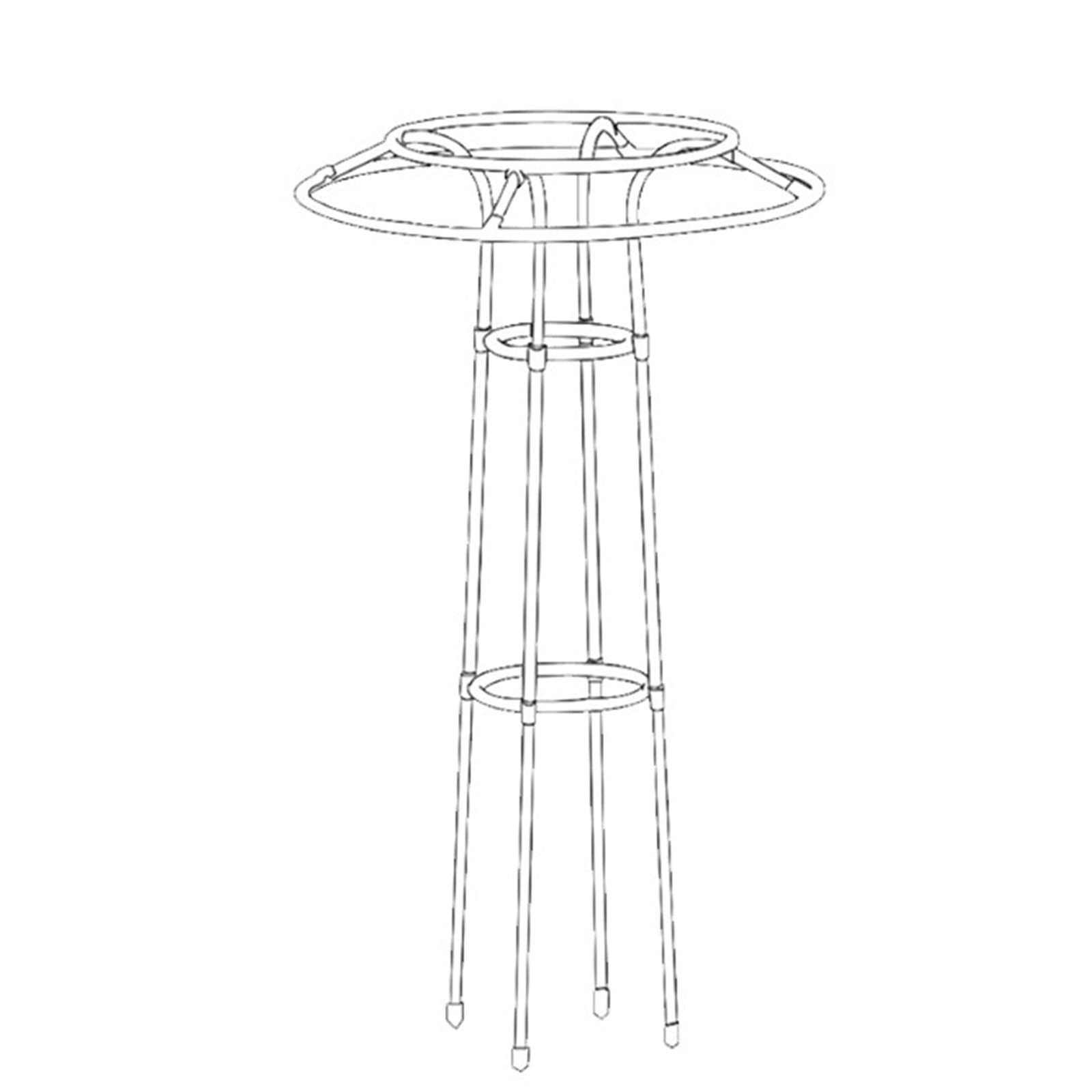HZBB Garden Trellises Plant Trellises Garden Decoration for Climbing Vine Flower Metal Gardening Weather Resistant