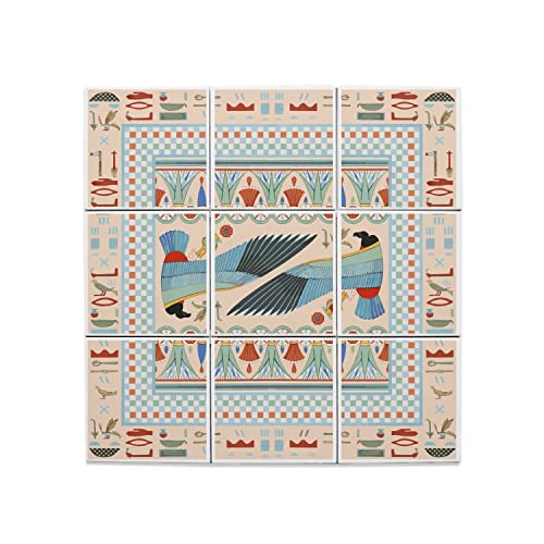 Carreaux égypte antique oiseaux pour créer une décoration murale de salon unique
