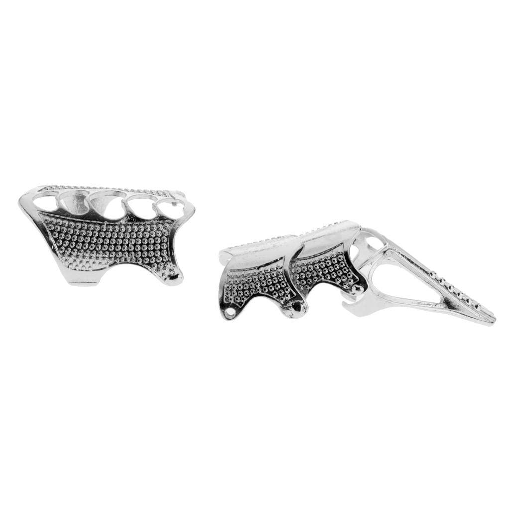 ATORSE® Gothic Punk Rock Full Finger Ring - Silver (B0BPBS4DNW) Amazon Price History, Amazon Price Tracker