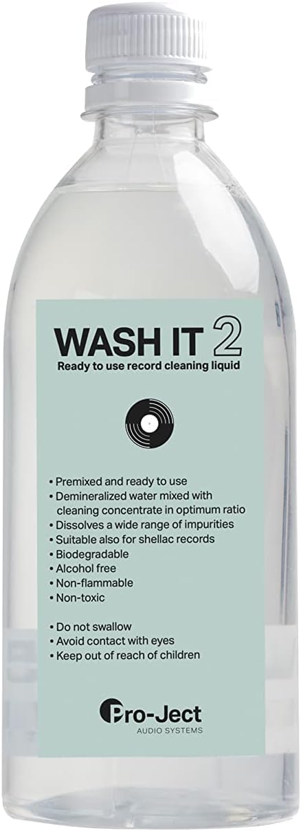 Pro-Ject Wash it 2 エコフレンドリーレコードクリーニング液 すぐに使えるミックス入り VC-E(2) VC-S2/3 (1000ml)