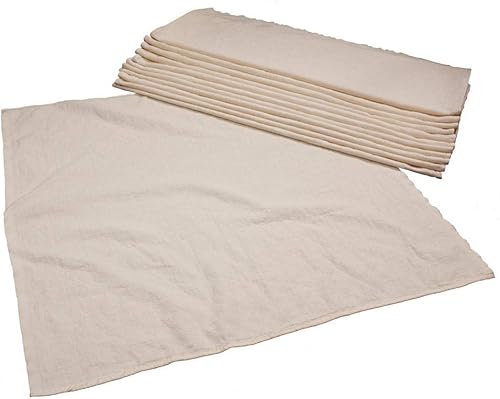 Miniatura 2 de OsoCozy Paquete económico de pañales de tela plana orgánica, 36 pañales planos de algodón orgánico, 3 cierres Snappi, 4 fundas de pañales de tamaño