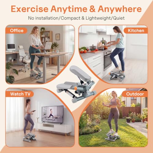 YYJO Twist Mini Stepper with Resistance Bands - image 5
