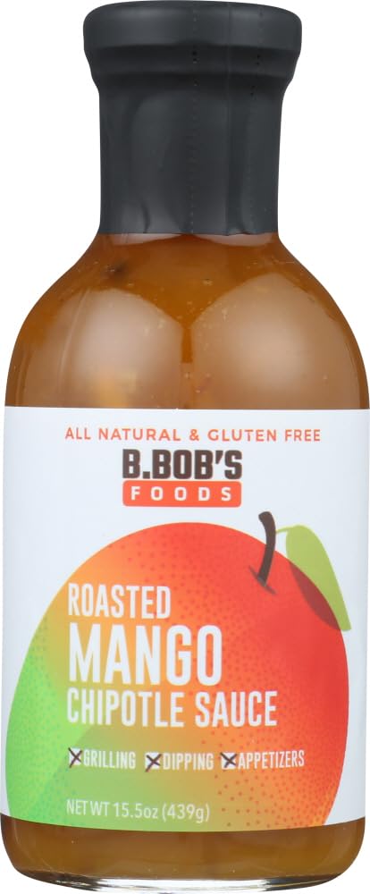 B.Bob's Roasted Mango Chipotle Sauce (Pack of 3).