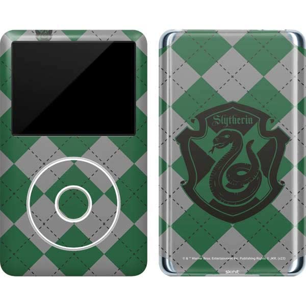 Skinit Decal MP3 Player Skin Compatible with iPod Classic (6th Gen) 80GB - Officially Licensed Warner Bros Slytherin Crest Design