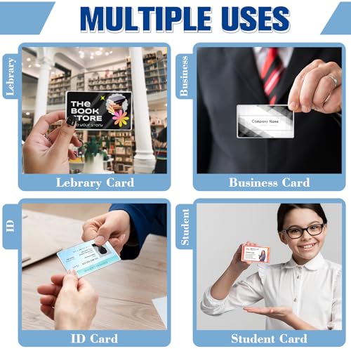 500 Pack 5mil 2.25“x3.75\" Thermal Laminating Pouches Badge Laminate Pouches Clear Laminated Luggage Tags Printable Laminator Pouches for Business Permits Cards (500, 2.25“x3.75\"-5mil)