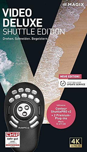 Preisvergleich Produktbild Magix Video Deluxe Shuttle Edition Vollversion, 1 Lizenz Windows Videobearbeitung