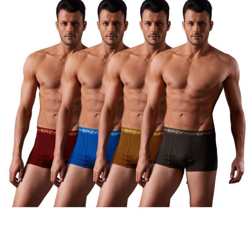 The Tinge Men's Eazy Mini Trunk|Underwear for Men | Men's Solid Underwear (Pack of 4)-picture-14