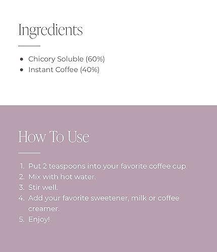 Miniatura 6 de Nutriplus Café de achicoria, mezcla de café instantáneo y achicoria, bolsa de 3.53 onzas