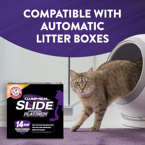 ARM & HAMMER Slide Platinum Easy Clean-Up Clumping Cat Litter, 34 lbs - image 6