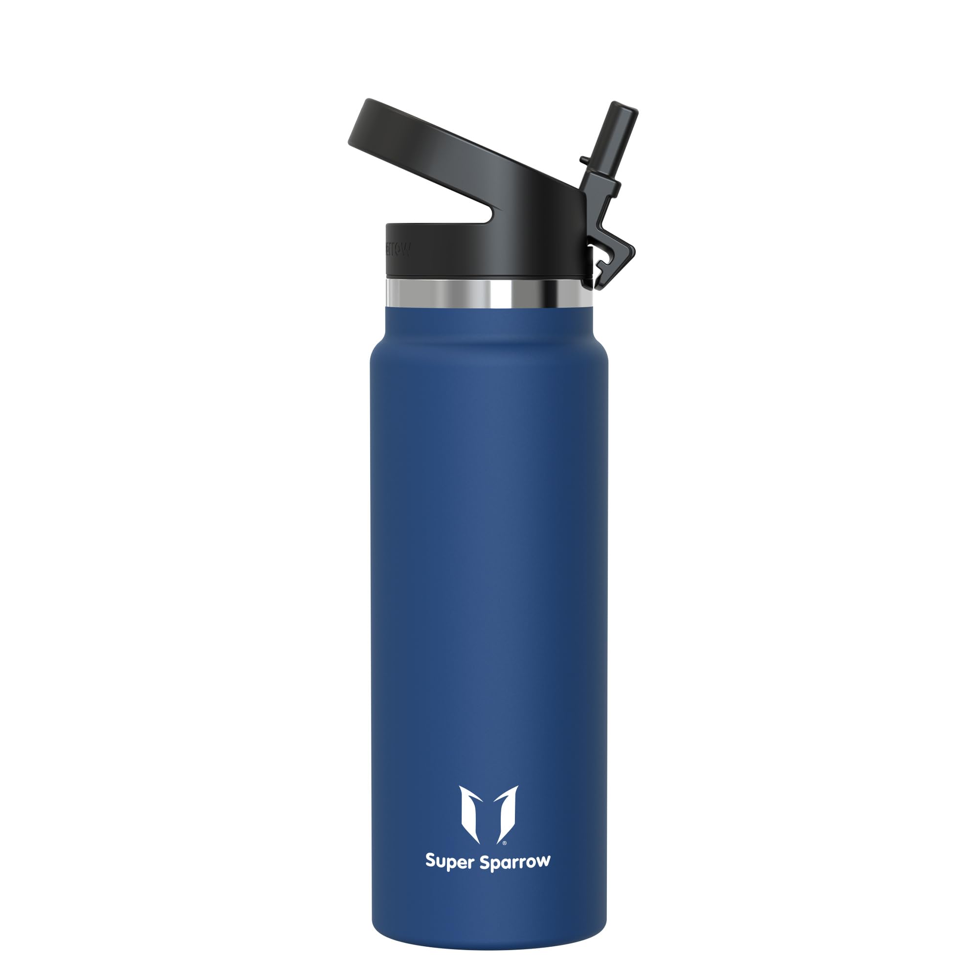 Super Sparrow Botella de Agua Acero Inoxidable - Botella Termica Boca Ancha con Paja 1.5L - Sin BPA, para Gimnasio, Deporte, Oficina, Yoga, Ciclismo — view 19