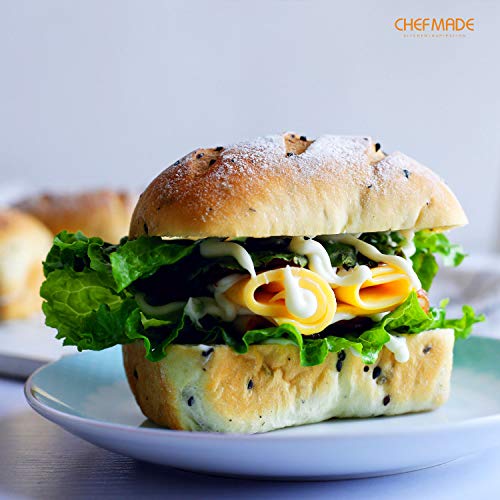 Chefmade Brownie Cake Pan, 8-Cavity Non-Stick Rectangle Muffin Pan Blondie Bakeware For Oven Baking (Champagne Gold) #TOP3