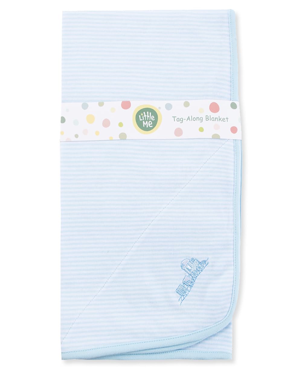 Little Me Blankets for Baby Boys Thank Heaven for Little Boys Swaddling Receiving Blanket