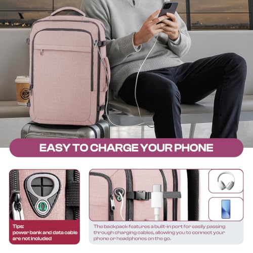 Image of Large Travel Backpack for Women, Tsa Flight Approved Big Carry on Backpack