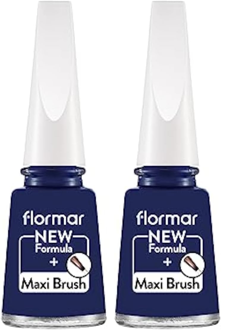 Flormar Klasik Parlak Bitişli Yüksek Pigmentli Oje Nail Enamel 452 Marine Lover New (2 paketi)