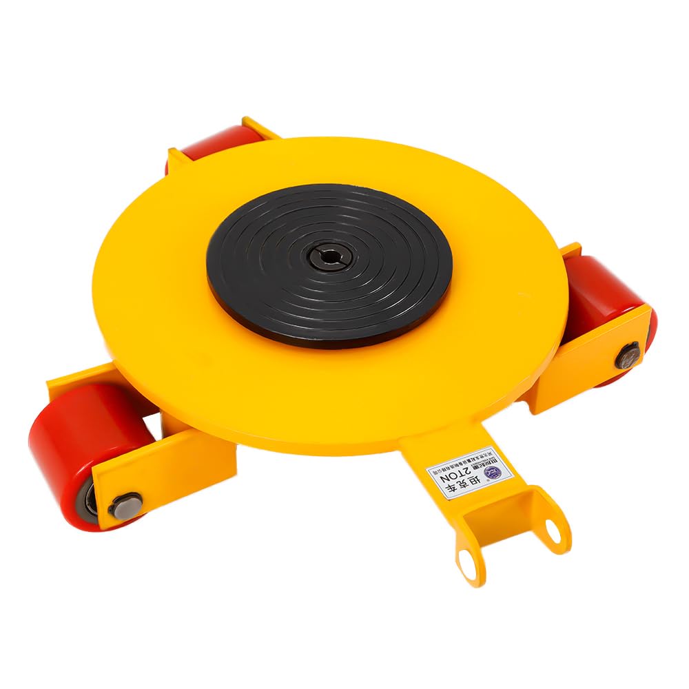 2T Panzerrollen Set, Transportfahrwerk, Transportrollen, Industrieroller Mit 360° Drehbarer Deckel, Schwerlastrollen Mit 3 Rad, FÜR Die Handhabung Von Möbeln