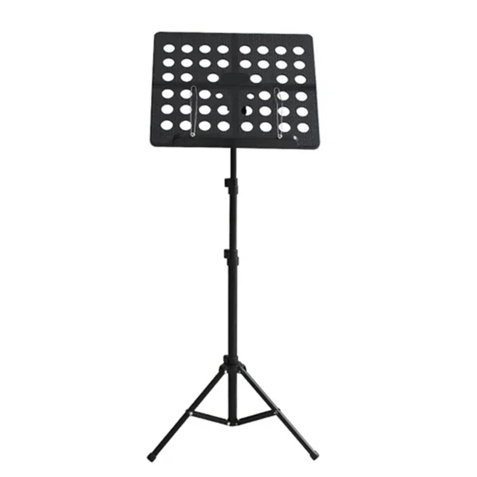 Trípode plegable for partituras musicales, atril ligero y retráctil de metal for guitarra y violín para partituras