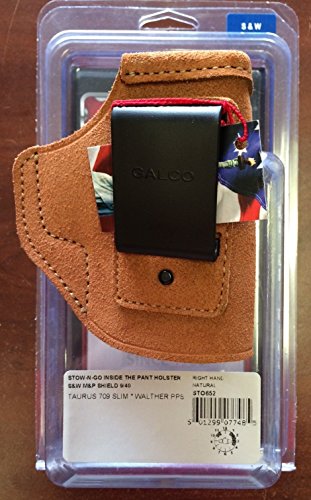 Galco Stow-N-Go Inside The Pants Holster Smith & Wesson M&P Shield 9mm/40
