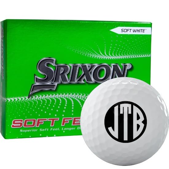 Srixon Soft Feel 13 Monogrammed Golf Balls