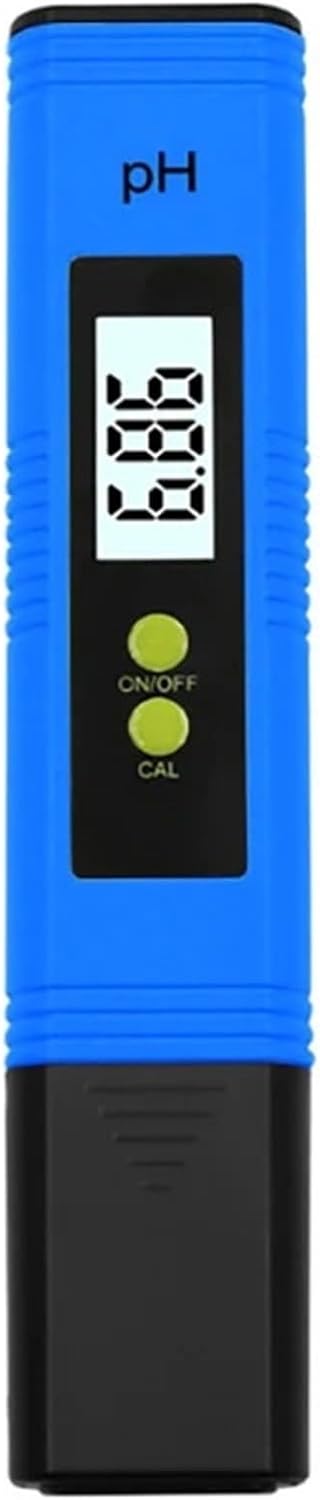 PH Meter 0.01 High Precision for Water Quality Tester with 0-14 Measurement Range Suitable Aquarium Swimming Pool(Yellow)