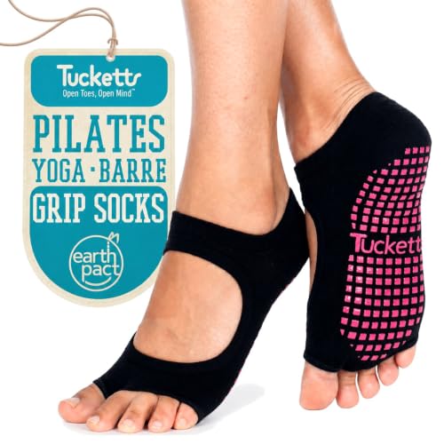 Tucketts Allegro Toeless Pilates Grip Socks